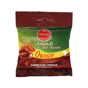 Canderel Almond In Milk Chocolate 55gm