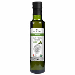 La Trajana Organic Extra Virgin Olive Oil Basil 250ml