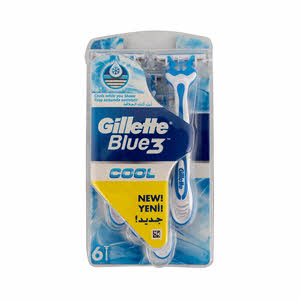 Gillette Blue 3 Cool Disposable 6S