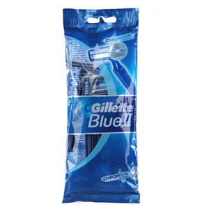 Gillette Blue Ii Plus Men's Disposable Razors 5 Count