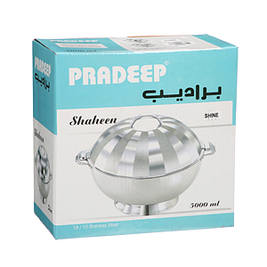 Pradeep Shaheen Stainless Steel Hot Pot 5000ml Shine
