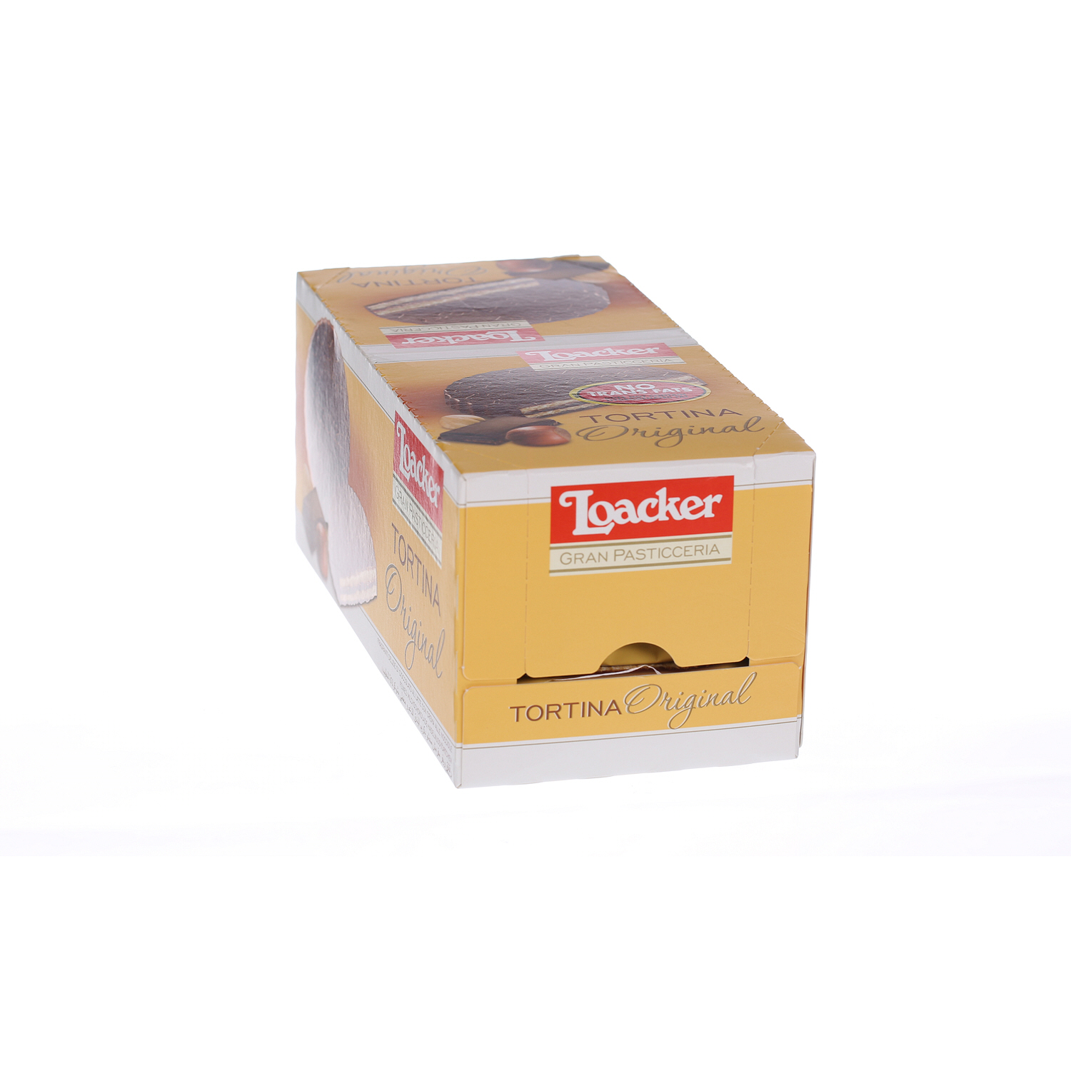 Loacker Tortina Chocolate Biscuits Sandwich 21 g × 24 Pieces