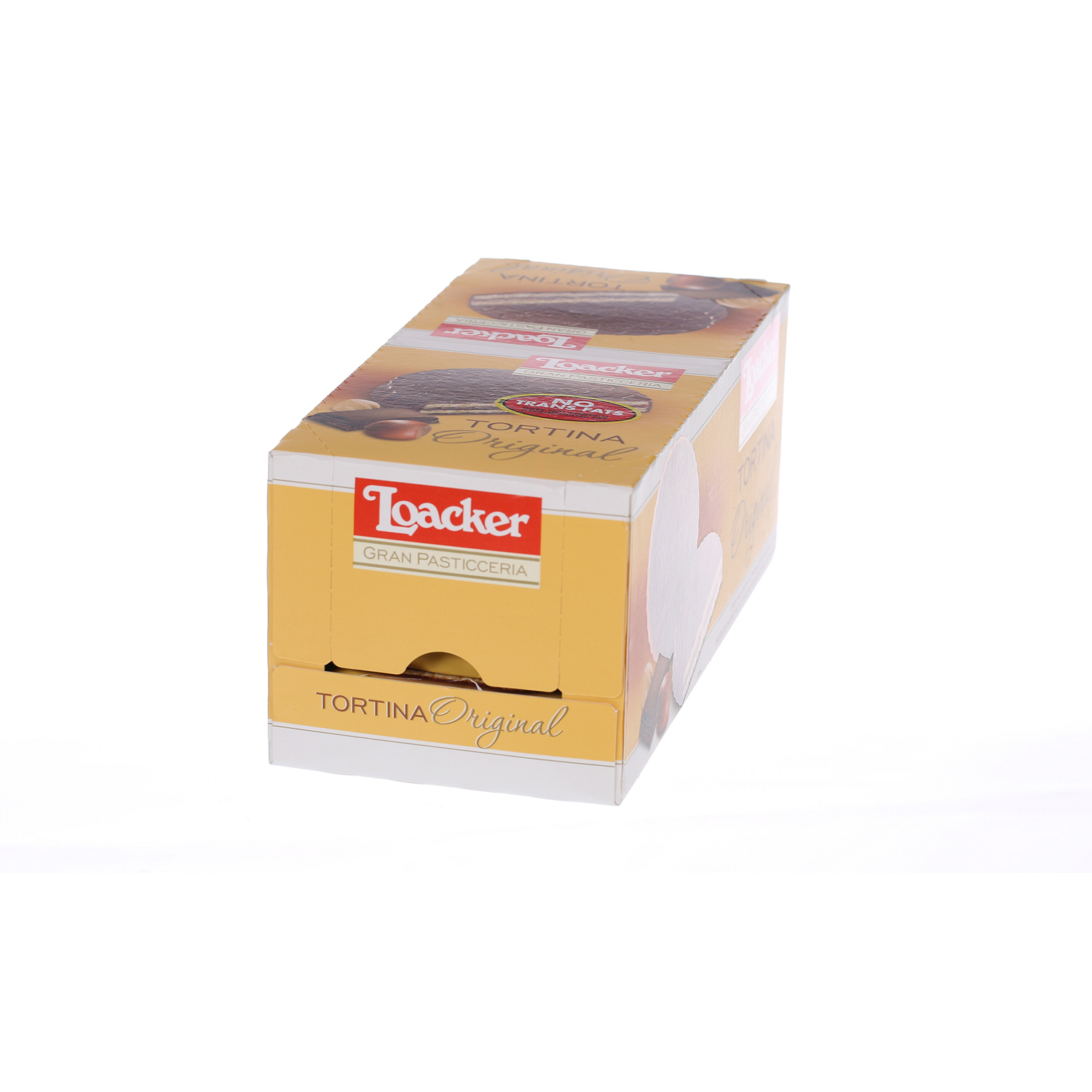 Loacker Tortina Chocolate Biscuits Sandwich 21 g × 24 Pieces