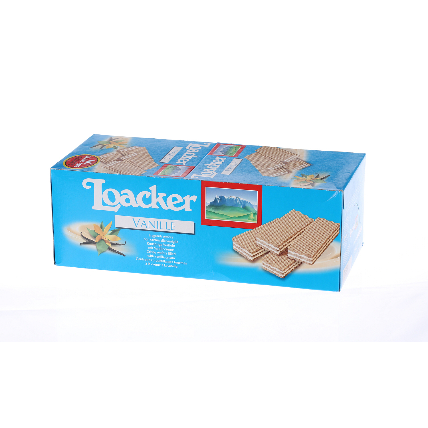 Loacker Vanilla Crispy Wafers 45 g × 25 Pieces