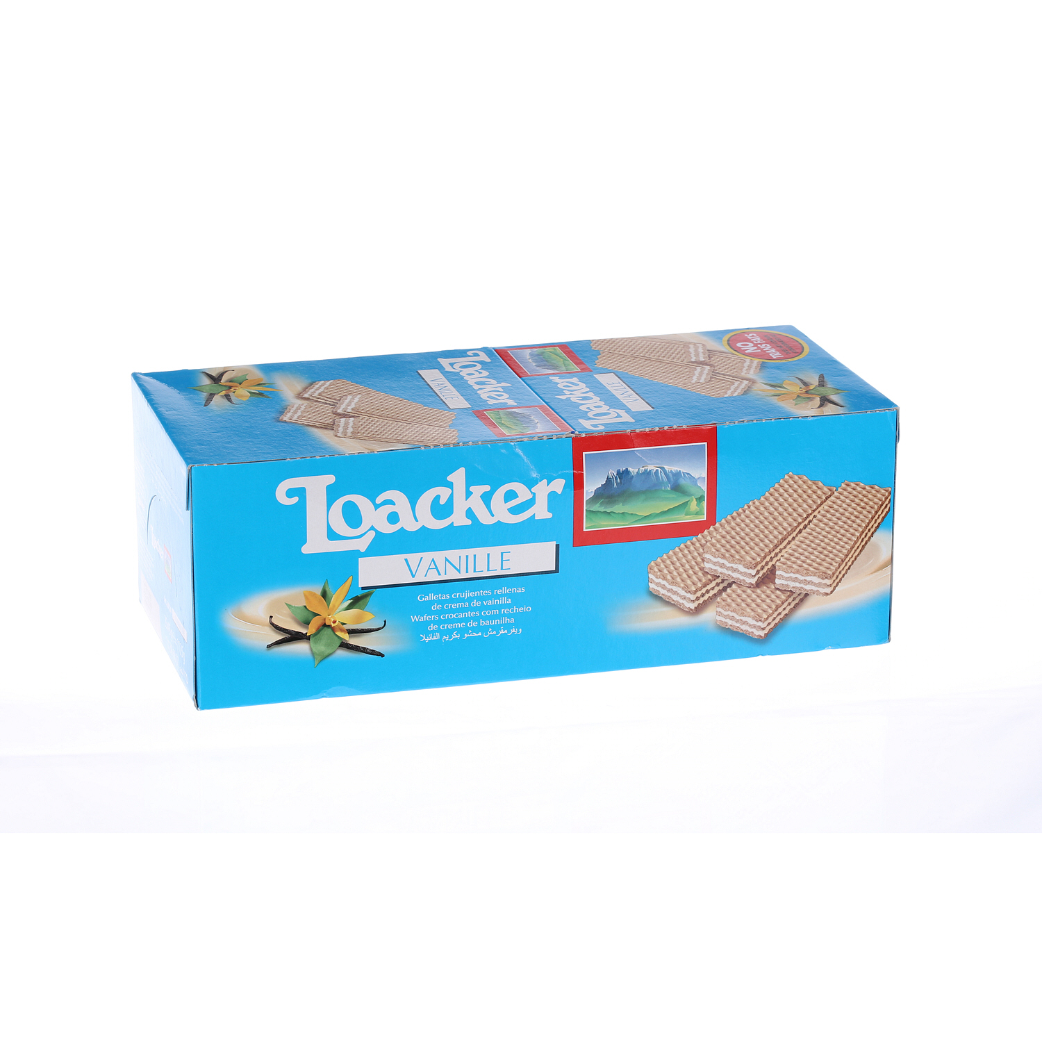 Loacker Vanilla Crispy Wafers 45 g × 25 Pieces