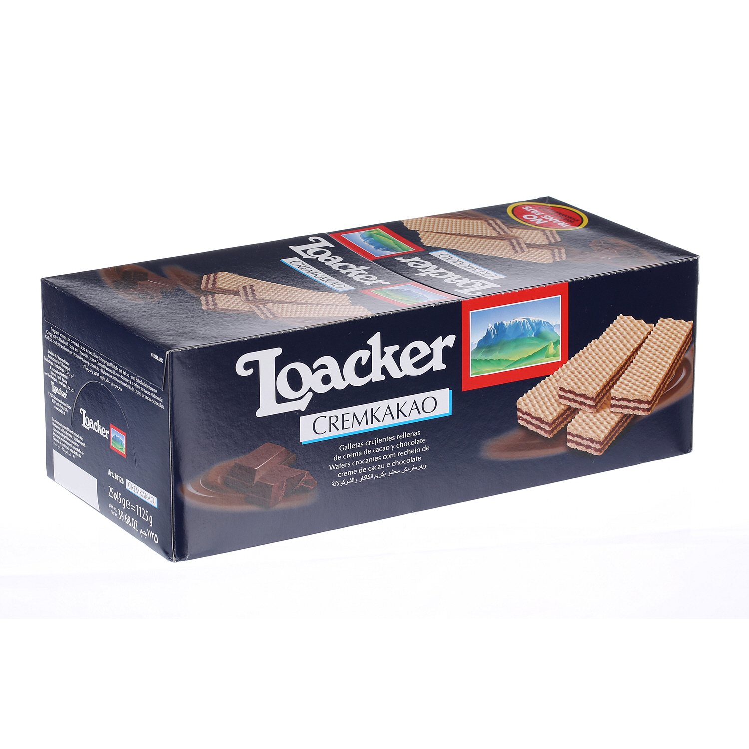 Loacker Creamkakao Crispy Wafer Multipack 25 × 45 g