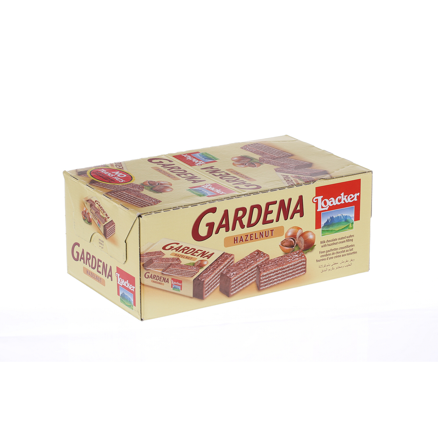 Loacker Gardena Hazelnut 38 g × 25 Pieces