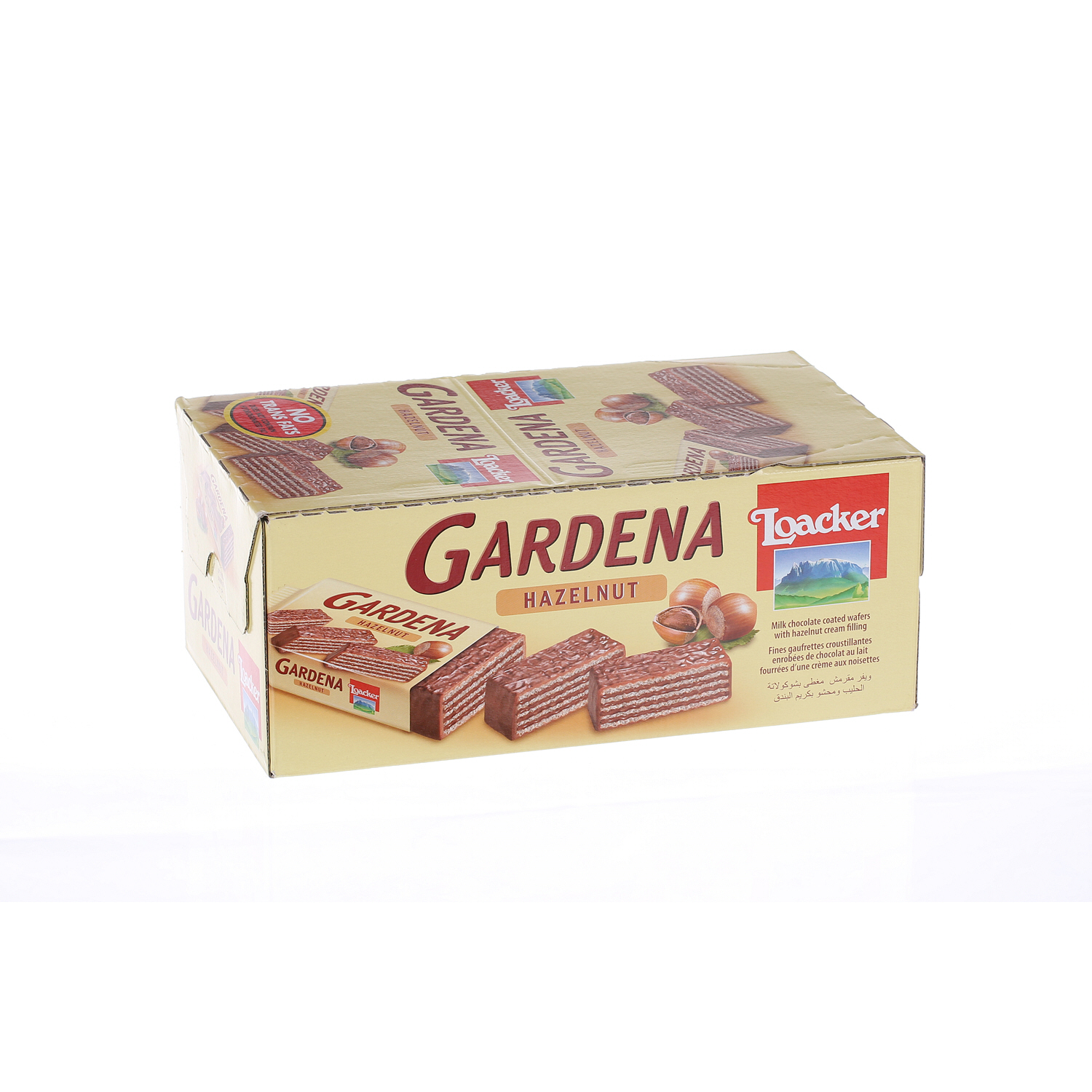 Loacker Gardena Hazelnut 38 g × 25 Pieces