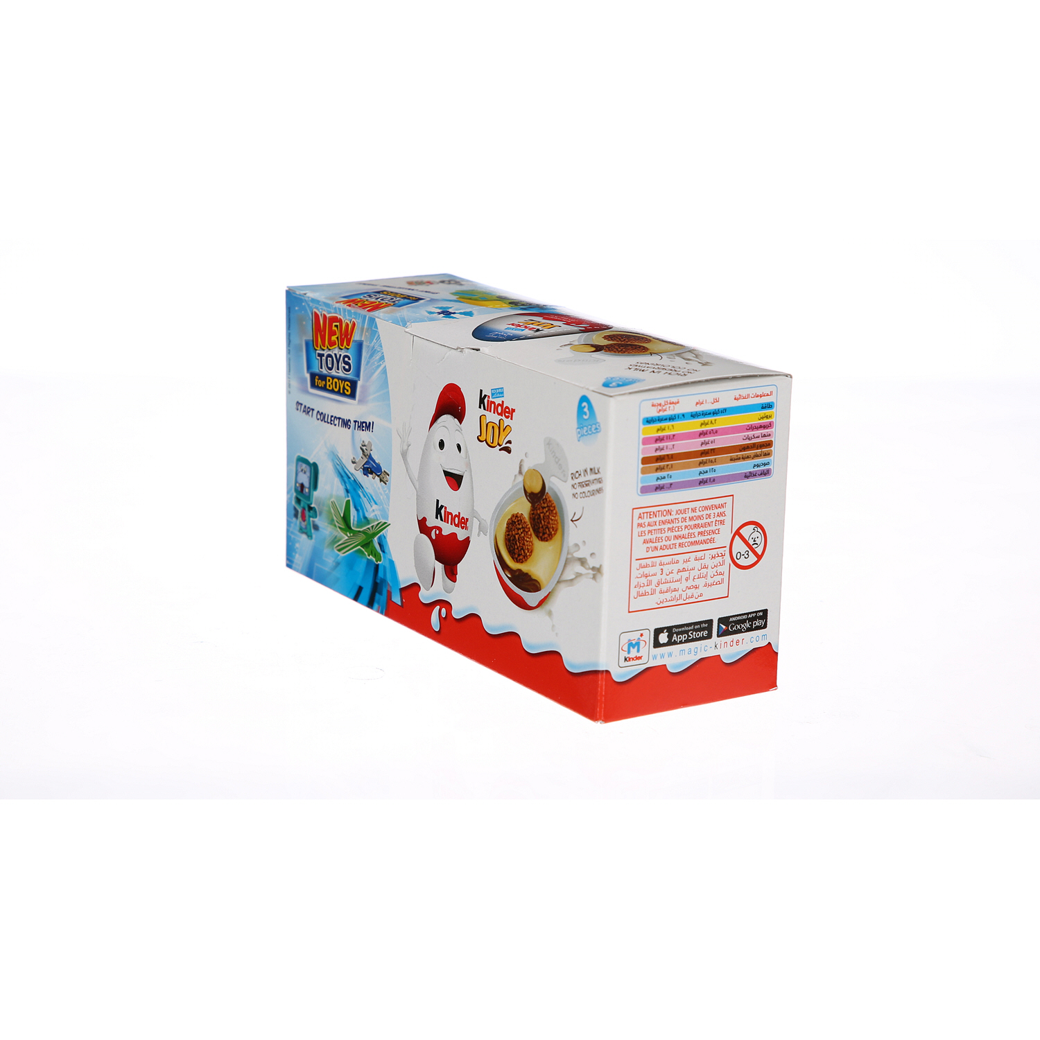 Kinder Joy Choco Egg For Boy 20 g (Pack of 3)