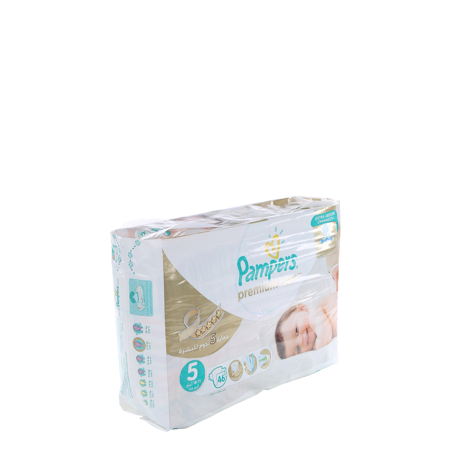 Pampers Premium Care Size.5 Jumbo Pack 46'S