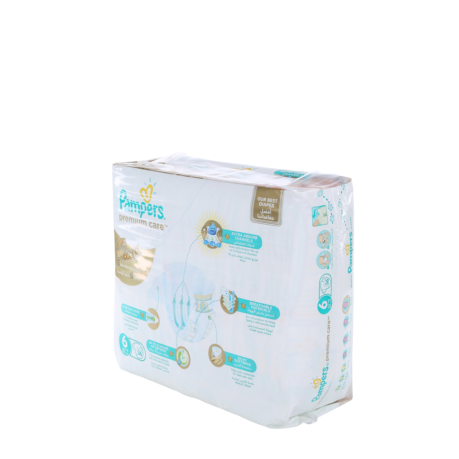 Pampers Premium Care Size.6 Baby 36 Pack