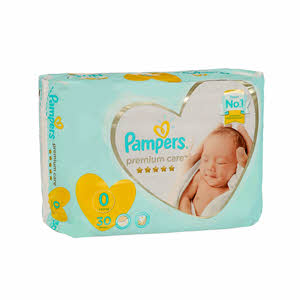 Pampers Premium Care Size 0 30 Pieces