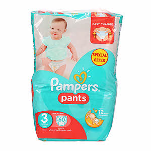 Pampers Pants Jumbo Pack S3 60S  Offer