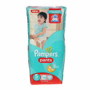 Pampers Easy Ups Training Pants Jumbo Pack Size 5, 48 Pieces