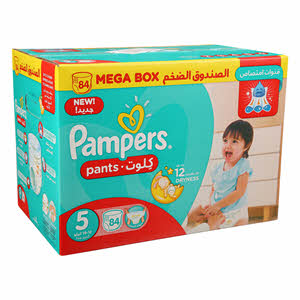 Pampers Pants Size 5 Mega Box 84 Pieces