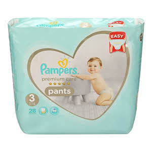Pampers Pants Size 3, 28 Pieces