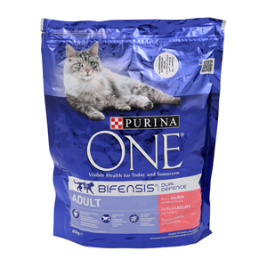 Purina One Adult Cat Salmon & Whole Grain 800 g