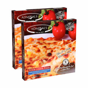 Admirals Four Cheese Pizza 280 g x 2 Pieces