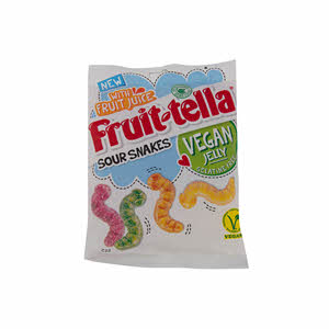 Fruit-tella Vegan Jellies Sour Snakes 150 g