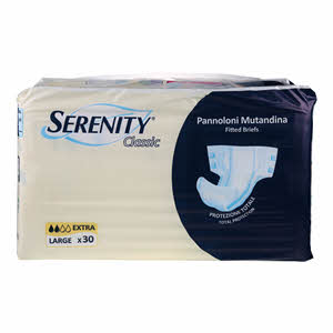 Serenity Adult Diapers Large 30 Pack