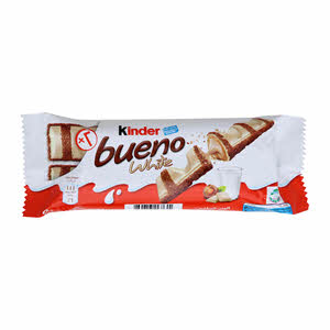 كيندر بوينو شوكولاتة بيضاء مغطاة بالويفر 39 ج