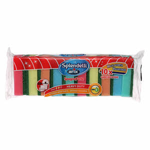 Arix Sponge Scourer Colored 10 Pack