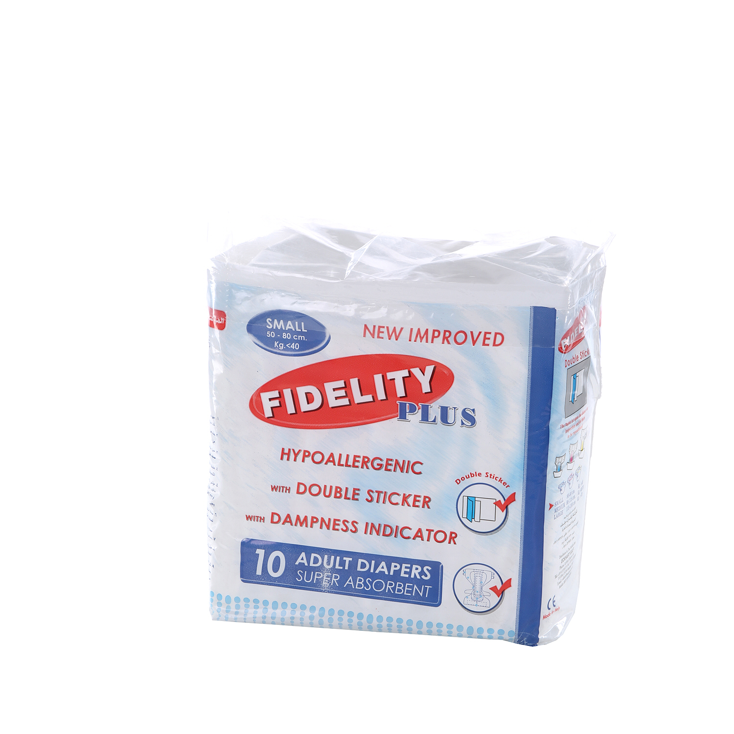 Fidelity Adult Diapers Small 10 Diapers