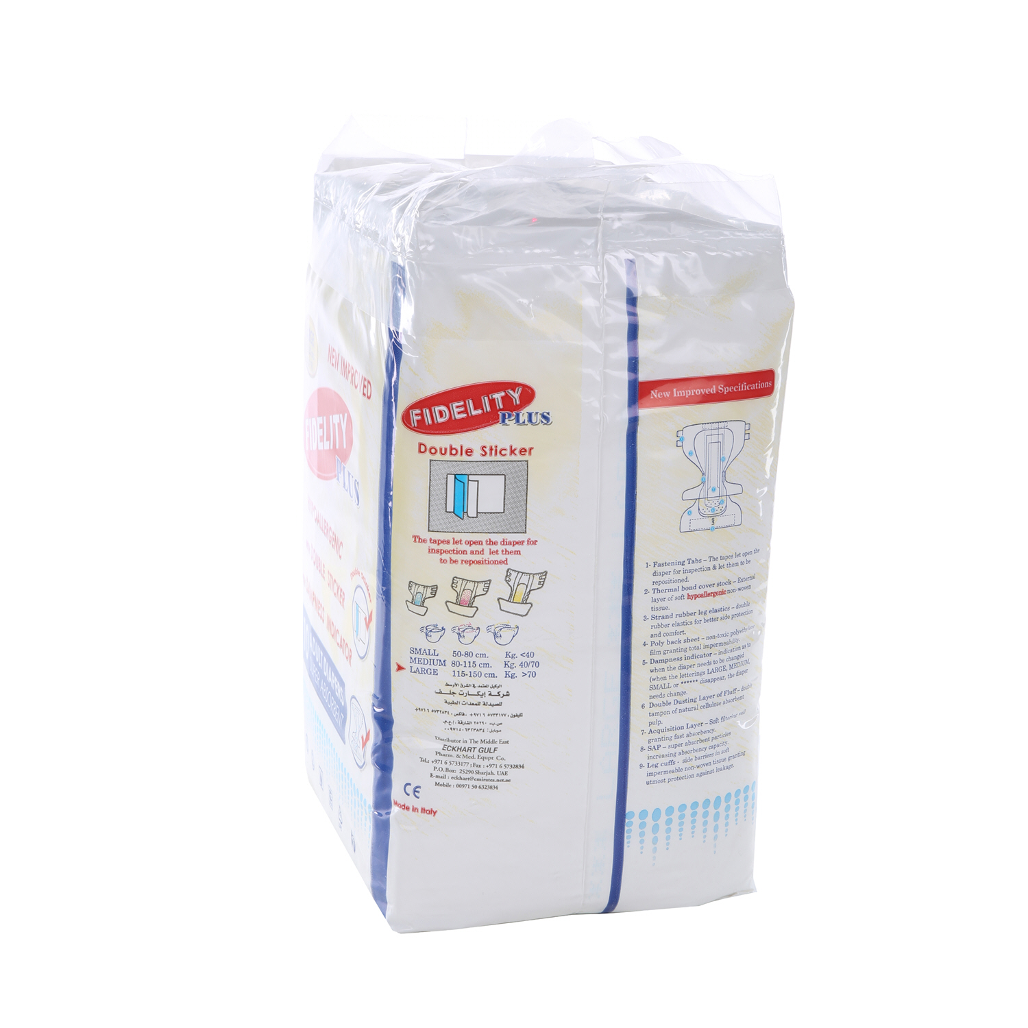 Fidelity Adult Diapers Large 10 Diaper