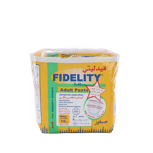 Fidelity Adult Pull On Pants Small 10 Diapers