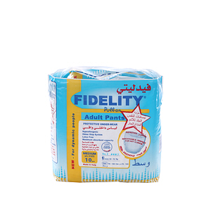 Fidelity Diapers Pull On Medium 10 Diapers