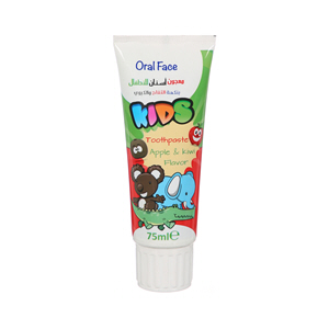 Oral Face Toothpaste Kids Apple & Kiwi Flavor 75ml