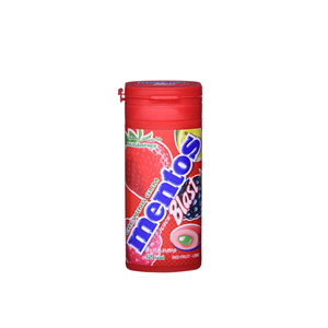 Mentos Sugar Free Gum Botle Red Fruit Lime 24 g