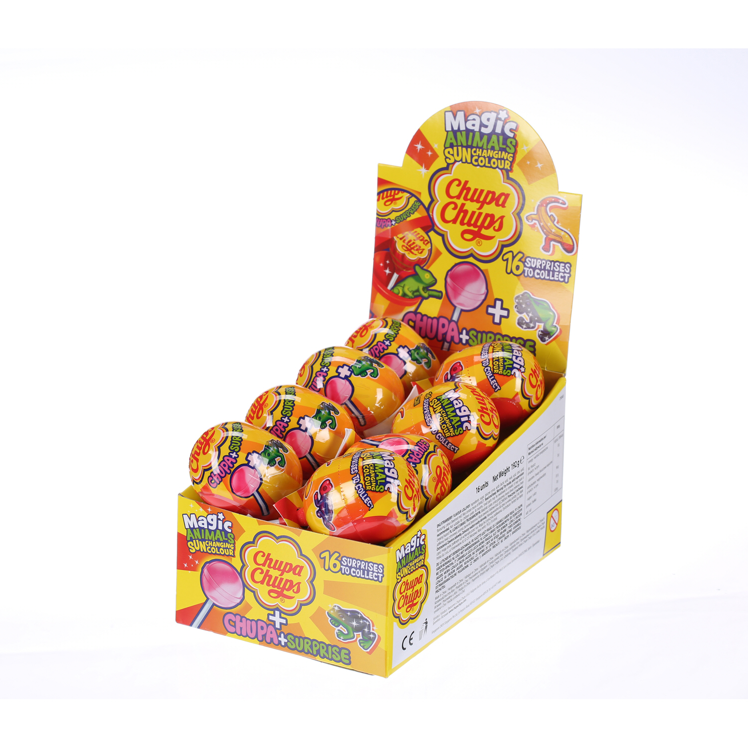 Chupa Chups Surprises Singles Lollipop 12 g × 16 Pieces