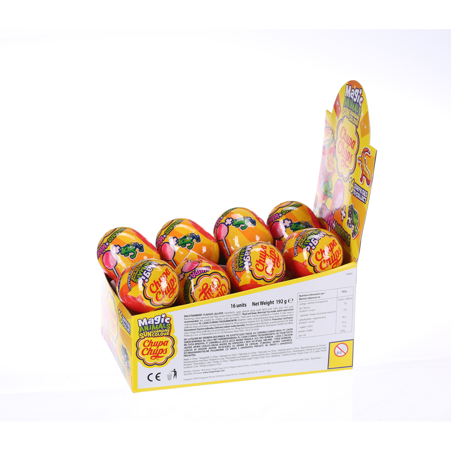 Chupa Chups Surprises Singles Lollipop 12 g × 16 Pieces