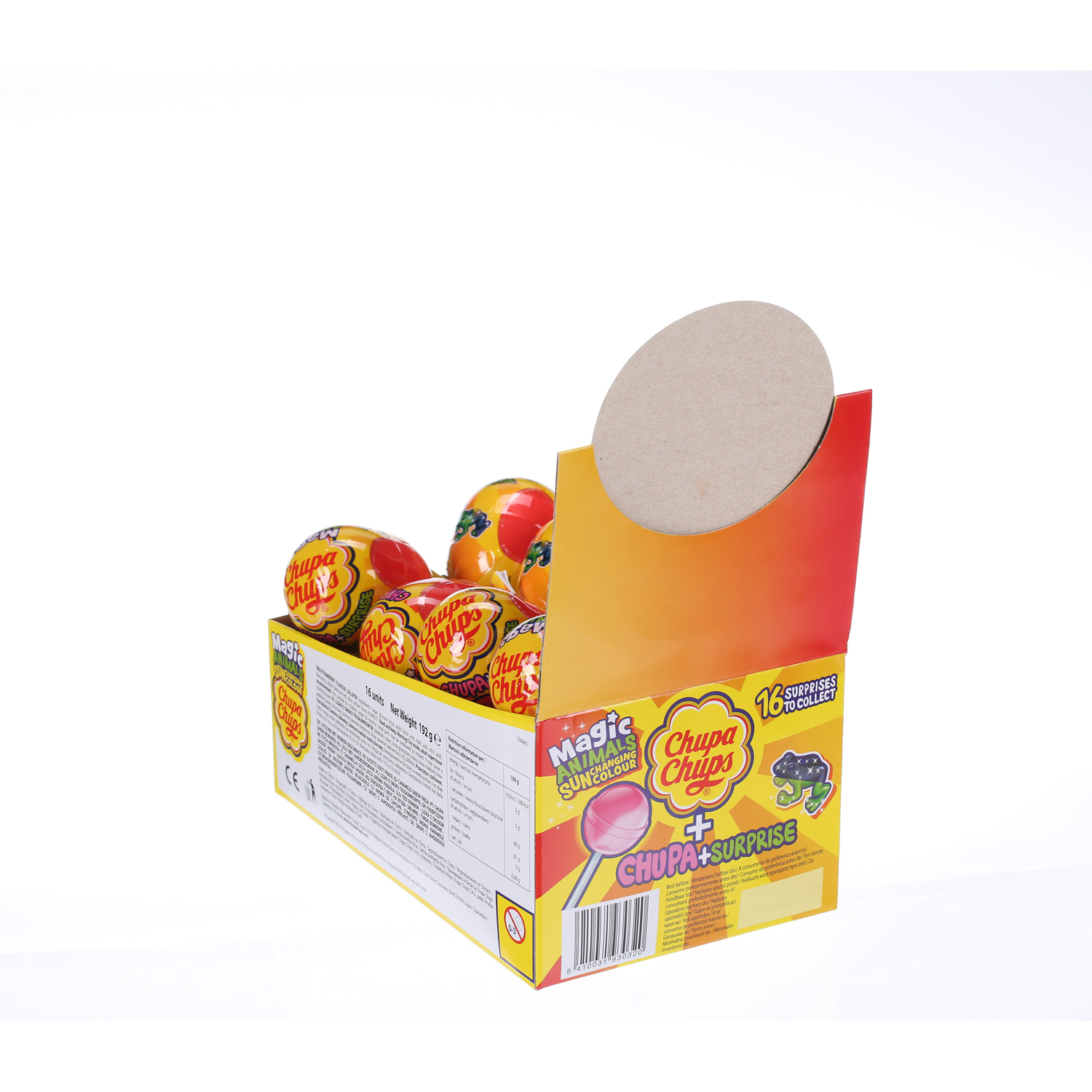 Chupa Chups Surprises Singles Lollipop 12 g × 16 Pieces