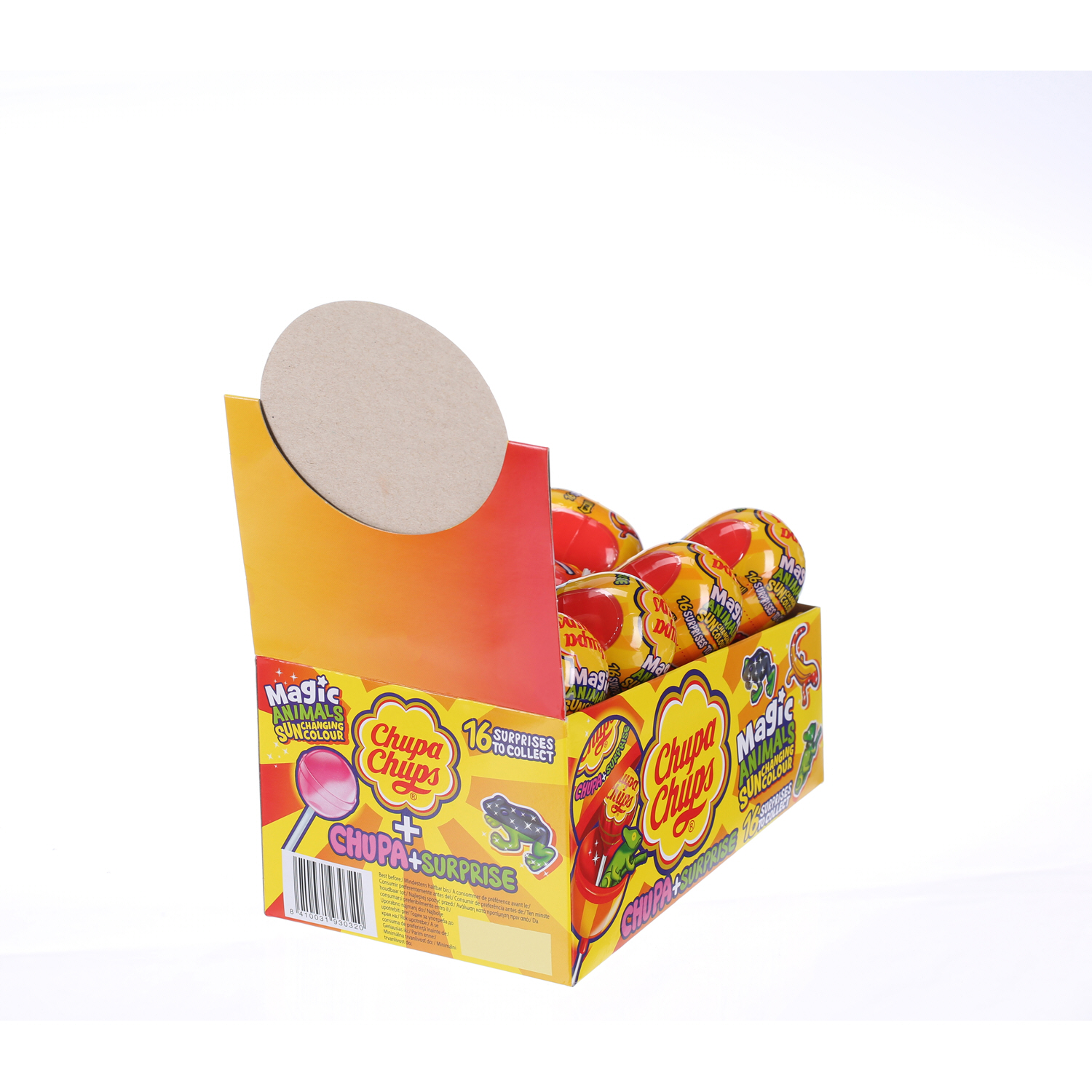 Chupa Chups Surprises Singles Lollipop 12 g × 16 Pieces