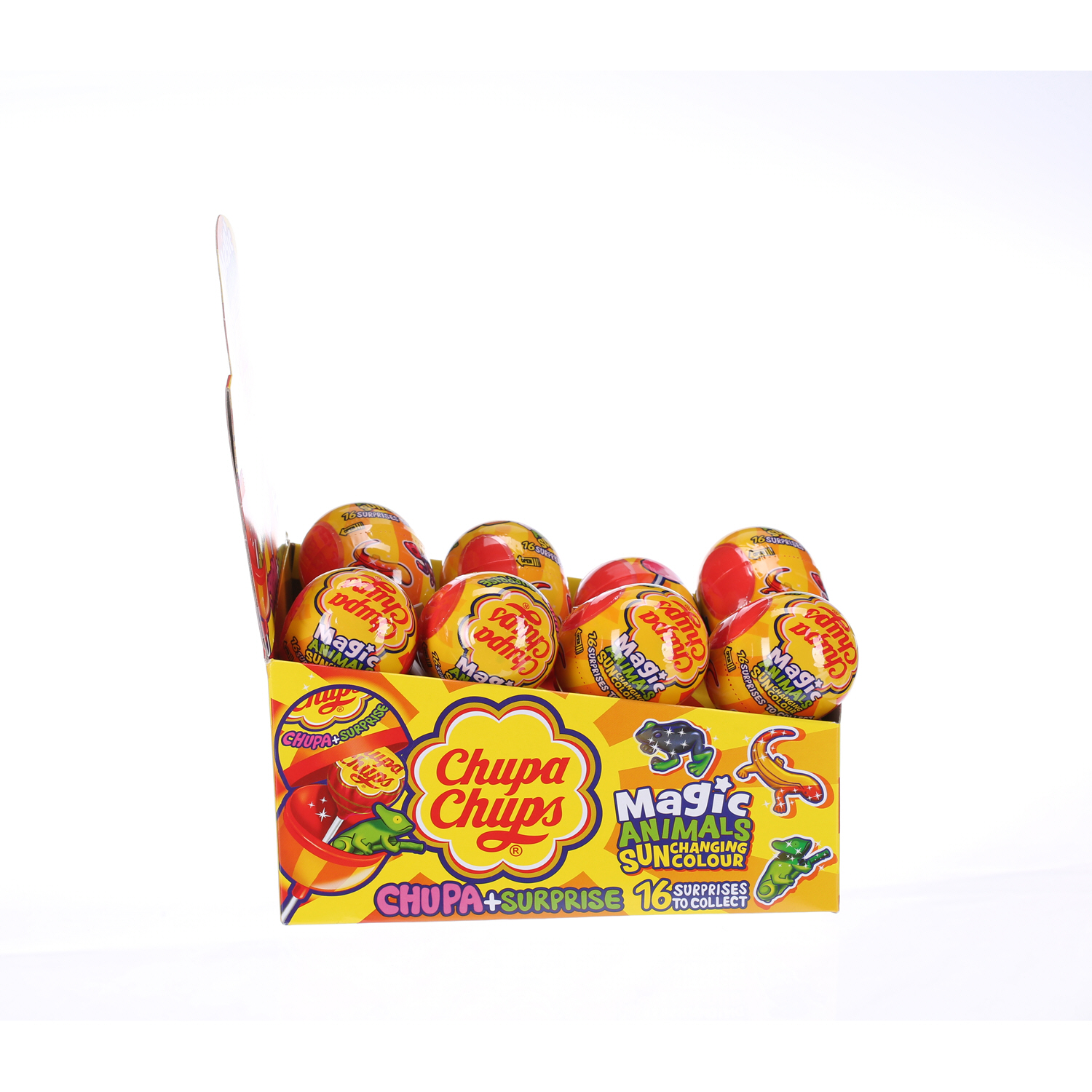 Chupa Chups Surprises Singles Lollipop 12 g × 16 Pieces