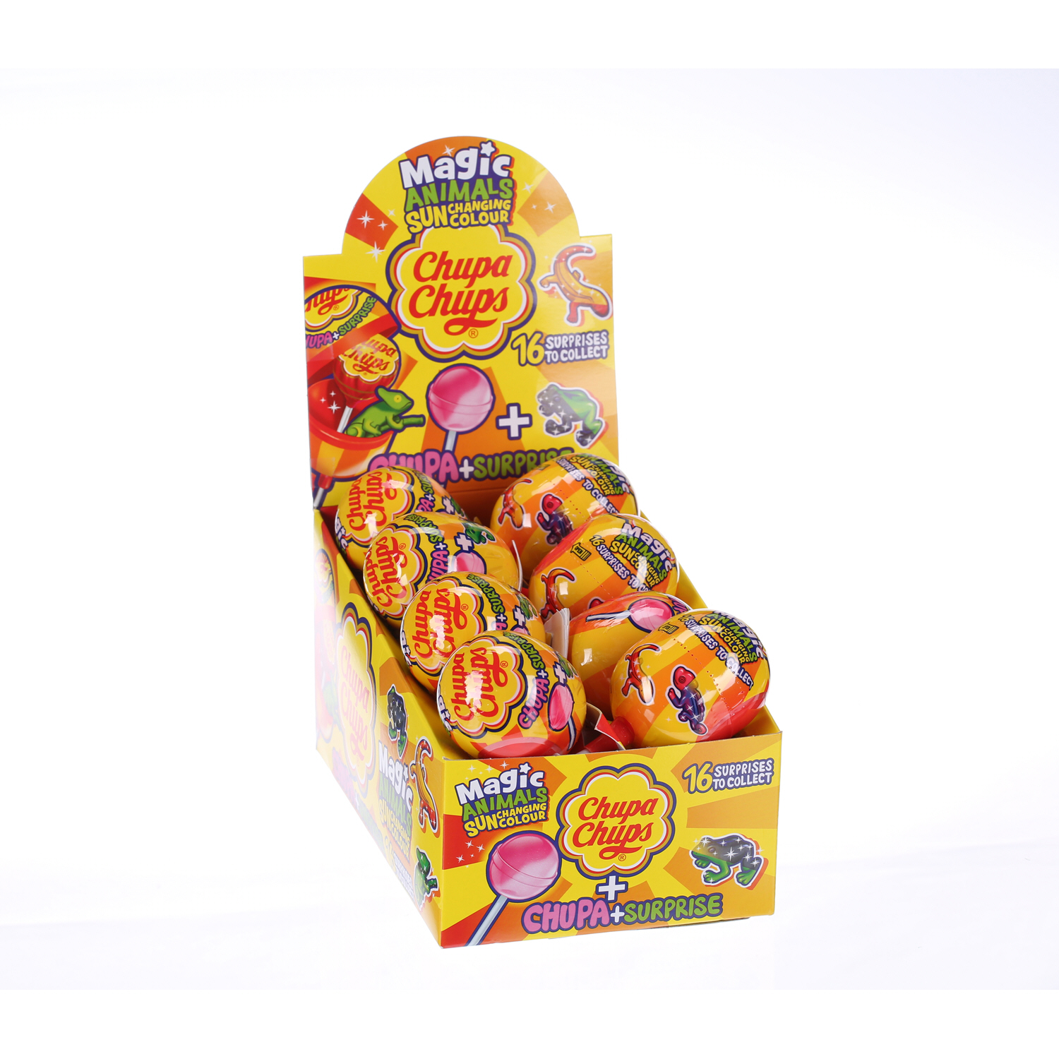 Chupa Chups Surprises Singles Lollipop 12 g × 16 Pieces