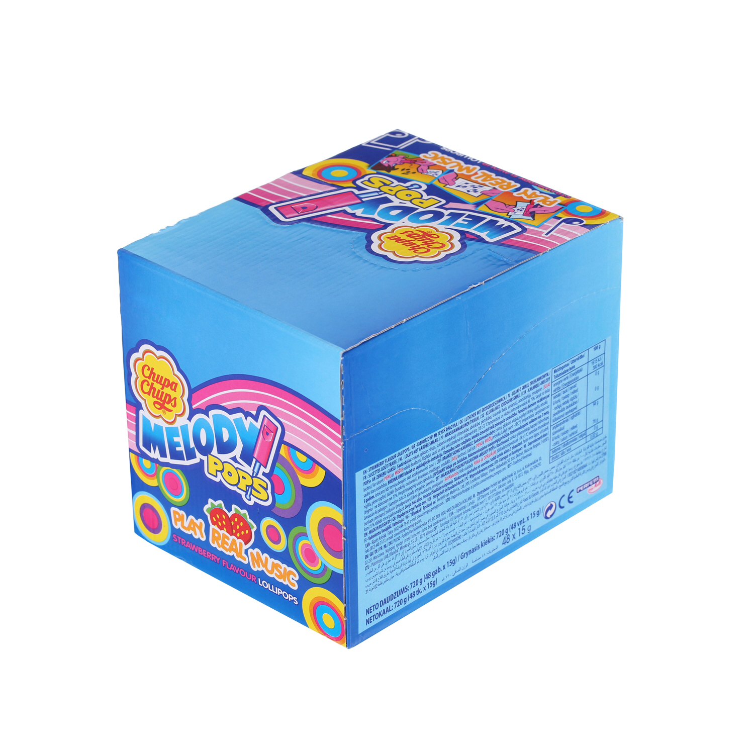 Chupa Chups Melody Pops Candies 15gm × 48'S