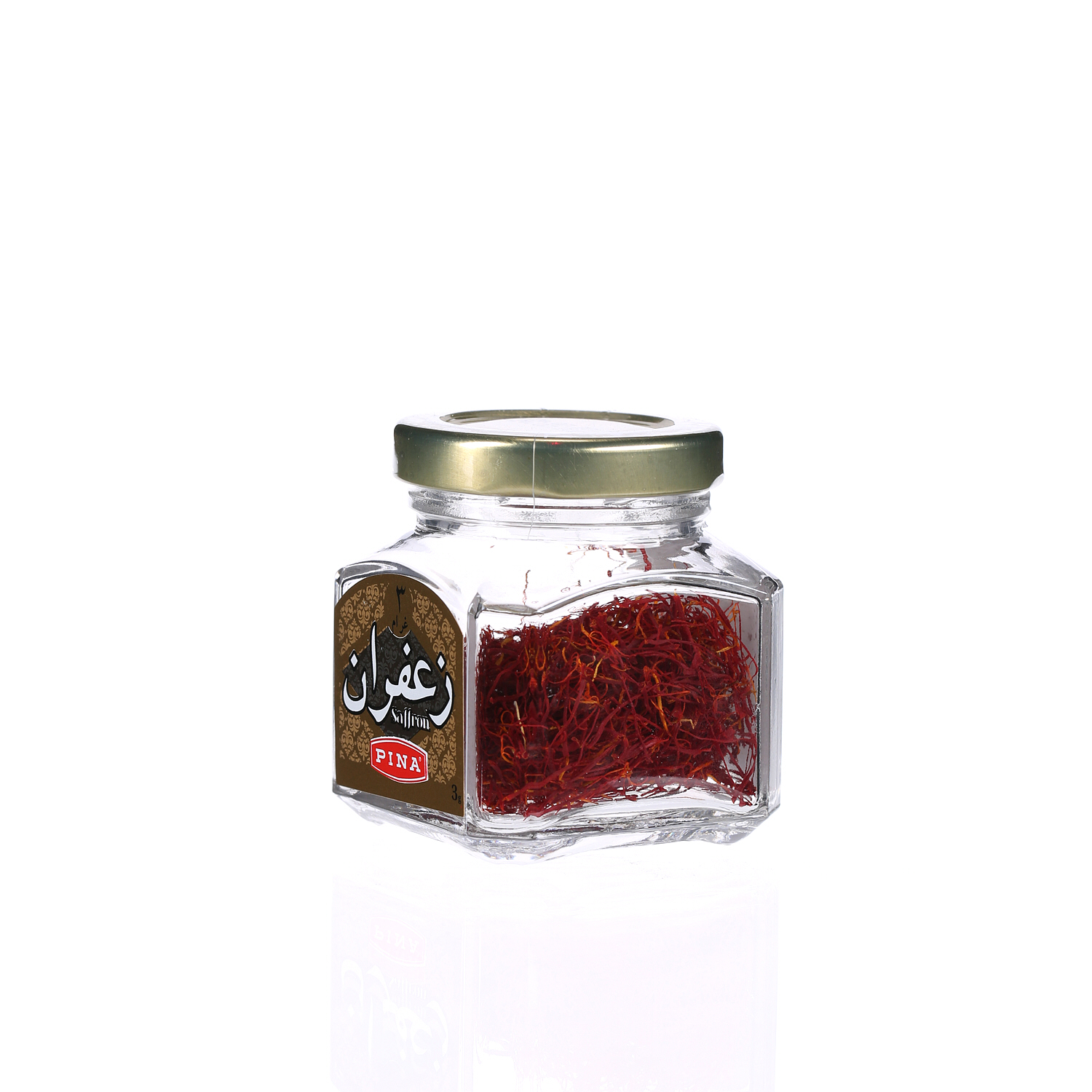 Pina Safron Glass Jar 3g