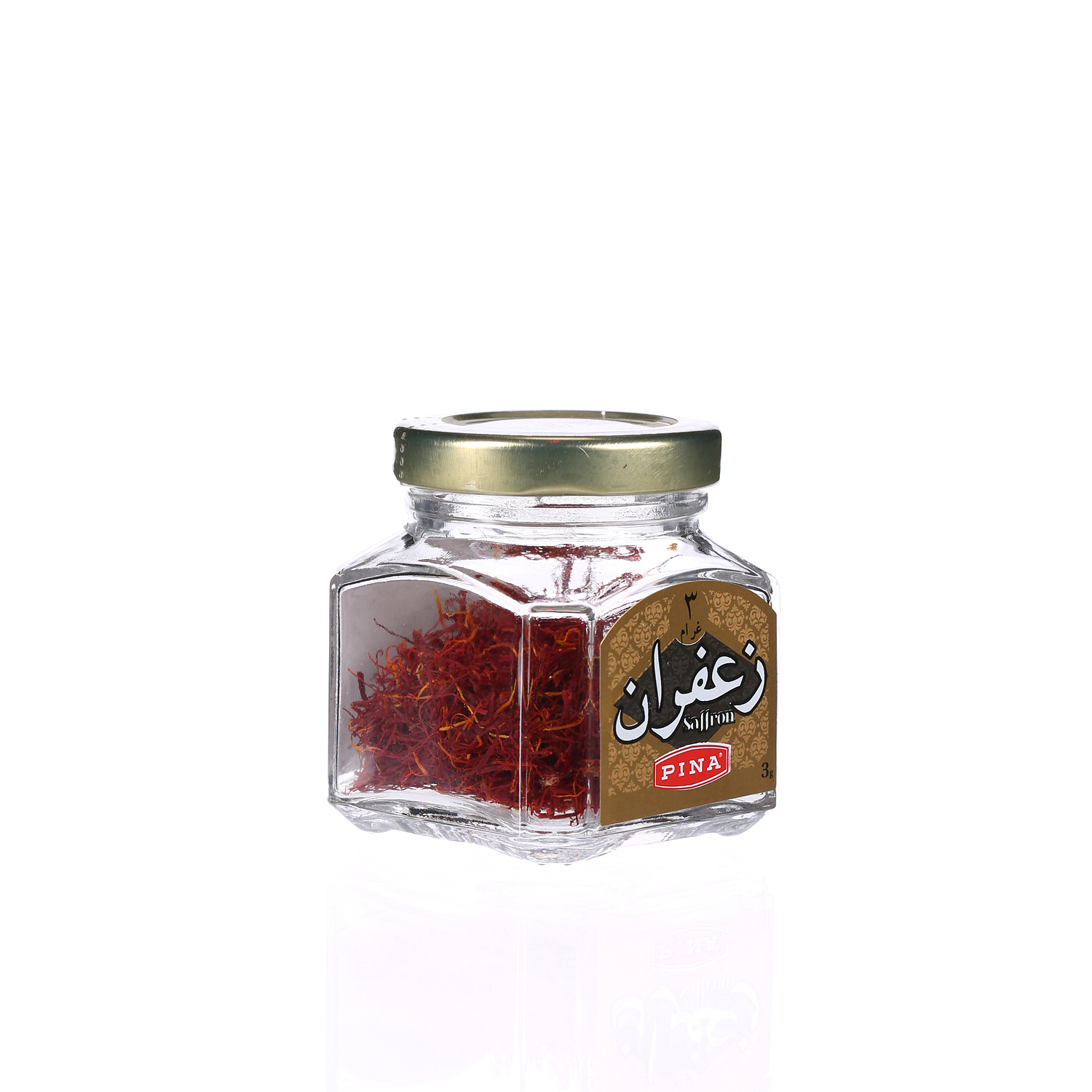 Pina Safron Glass Jar 3g