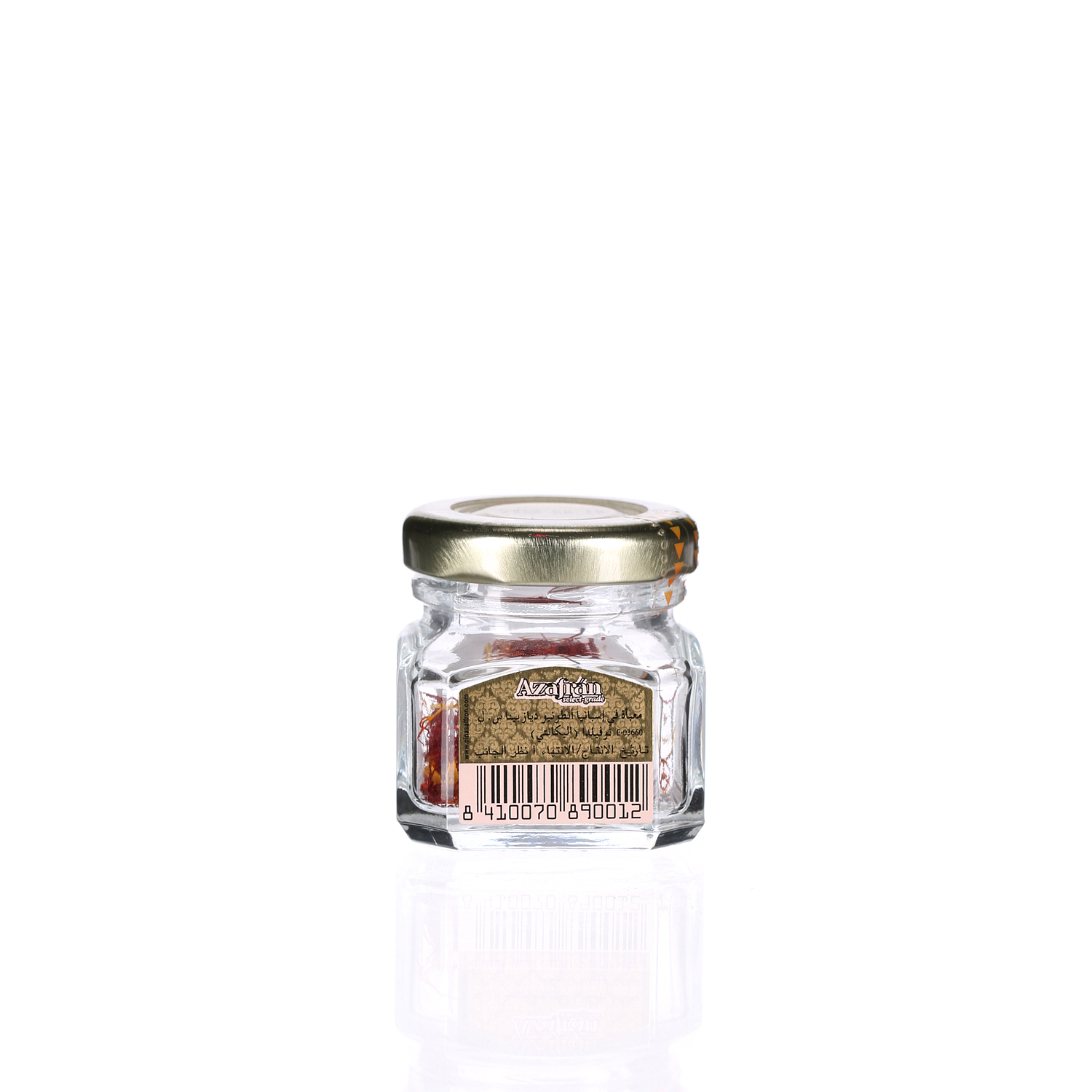 Pina Safron Glass Jar 1 g