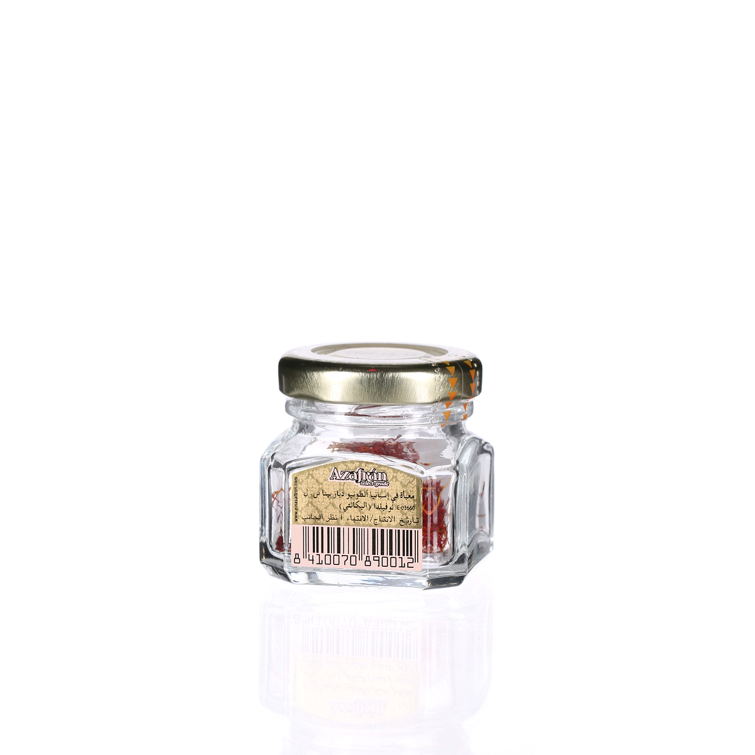 Pina Safron Glass Jar 1 g