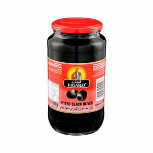 Figaro Pitted Olives Black 450 g