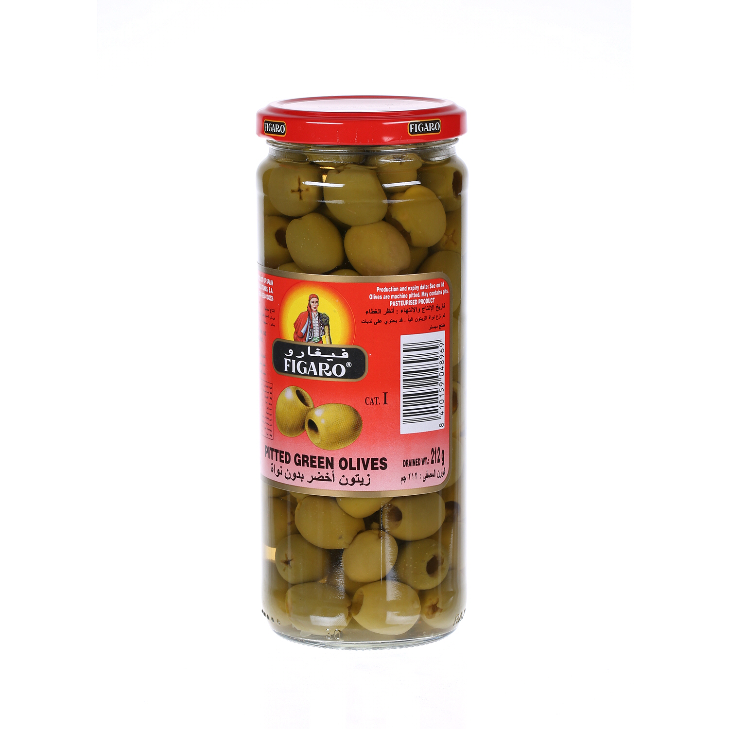 Figaro Pitted Green Olive 454 g