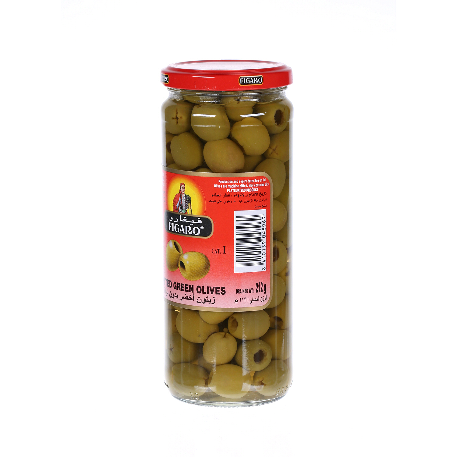 Figaro Pitted Green Olive 454 g