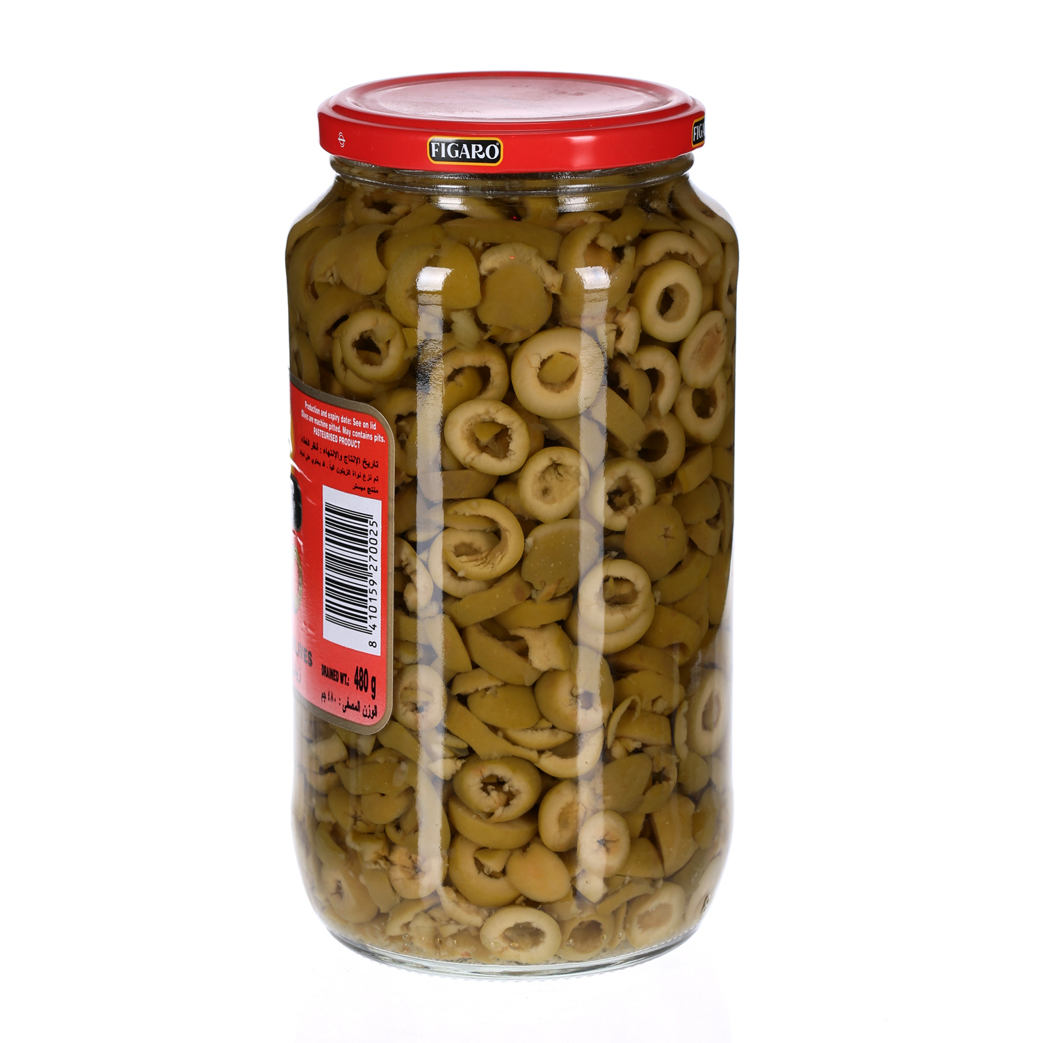 Figaro Sliced Green Olive 480 g