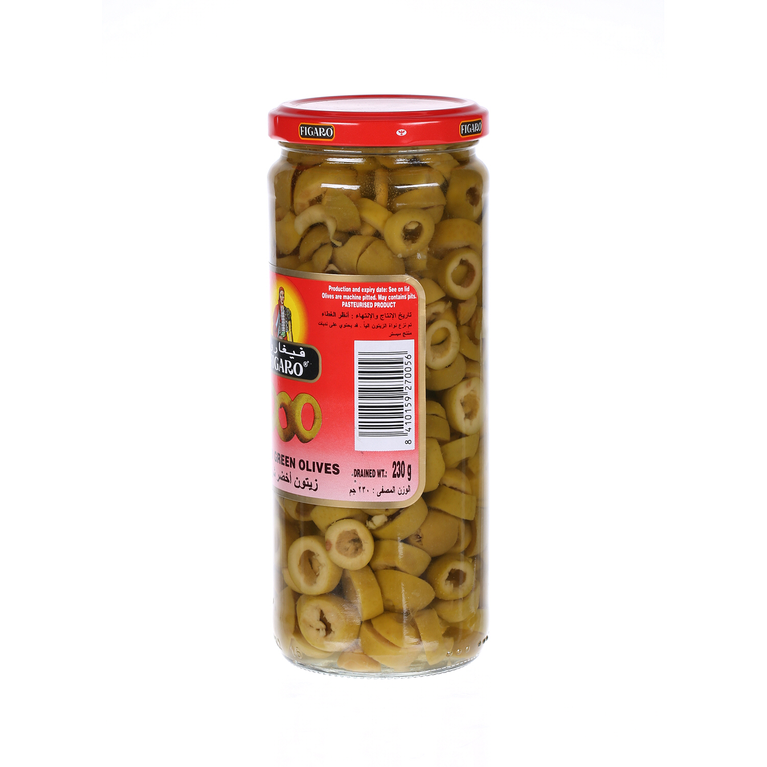 Figaro Slicesd Green Olives 230 g