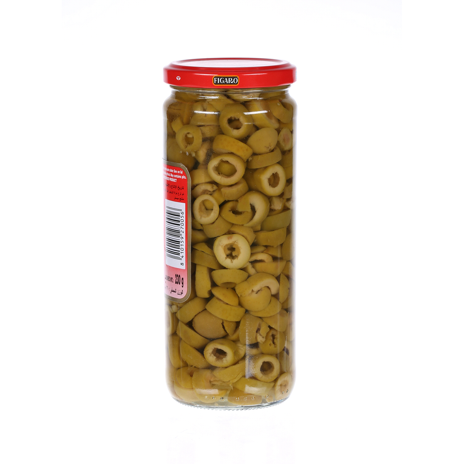 Figaro Slicesd Green Olives 230 g