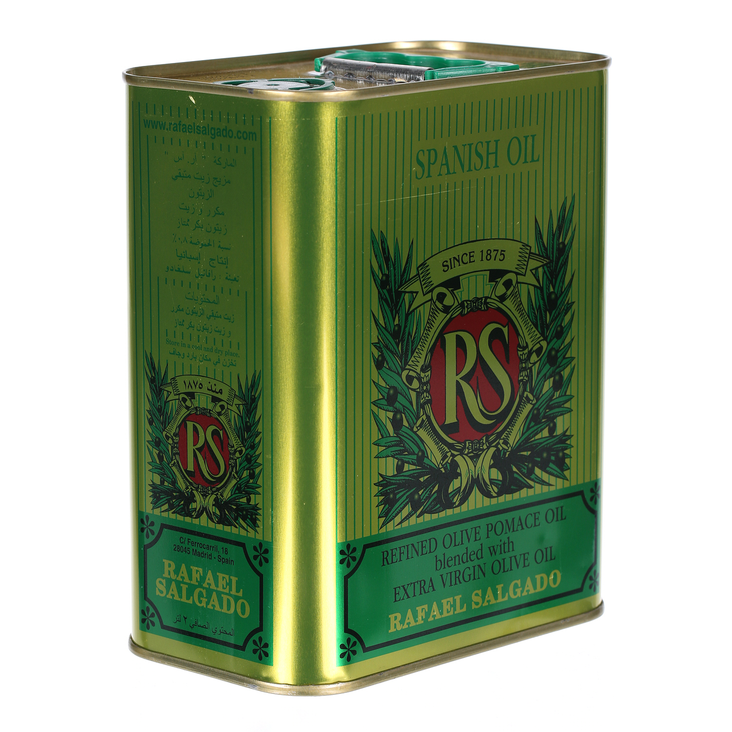 Rafael Salgado Olive Oil Tin 2 L